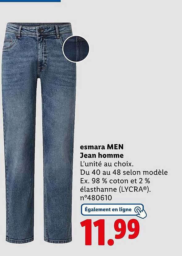 esmarra MEN Jean homme