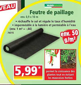 Feutre de paillage