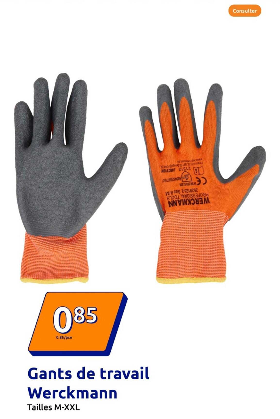 Gants de travail Werckmann