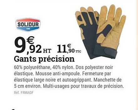 Gants précision