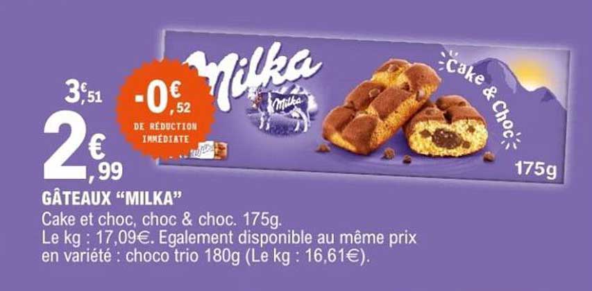 GÂTEAUX "MILKA"