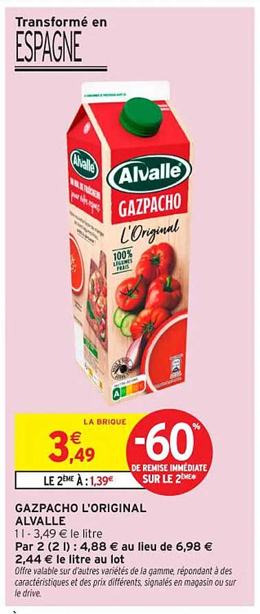 GAZPACHO L'ORIGINAL ALVALLE