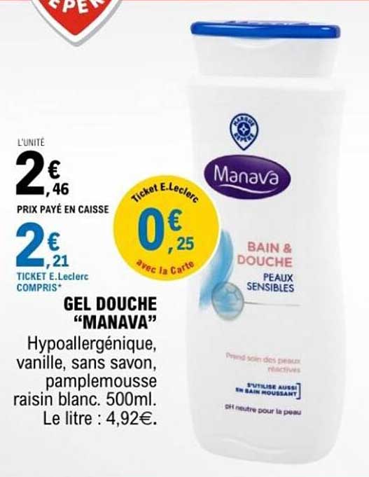 GEL DOUCHE “MANAVA”