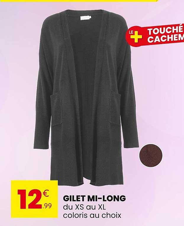 GILET MI-LONG
