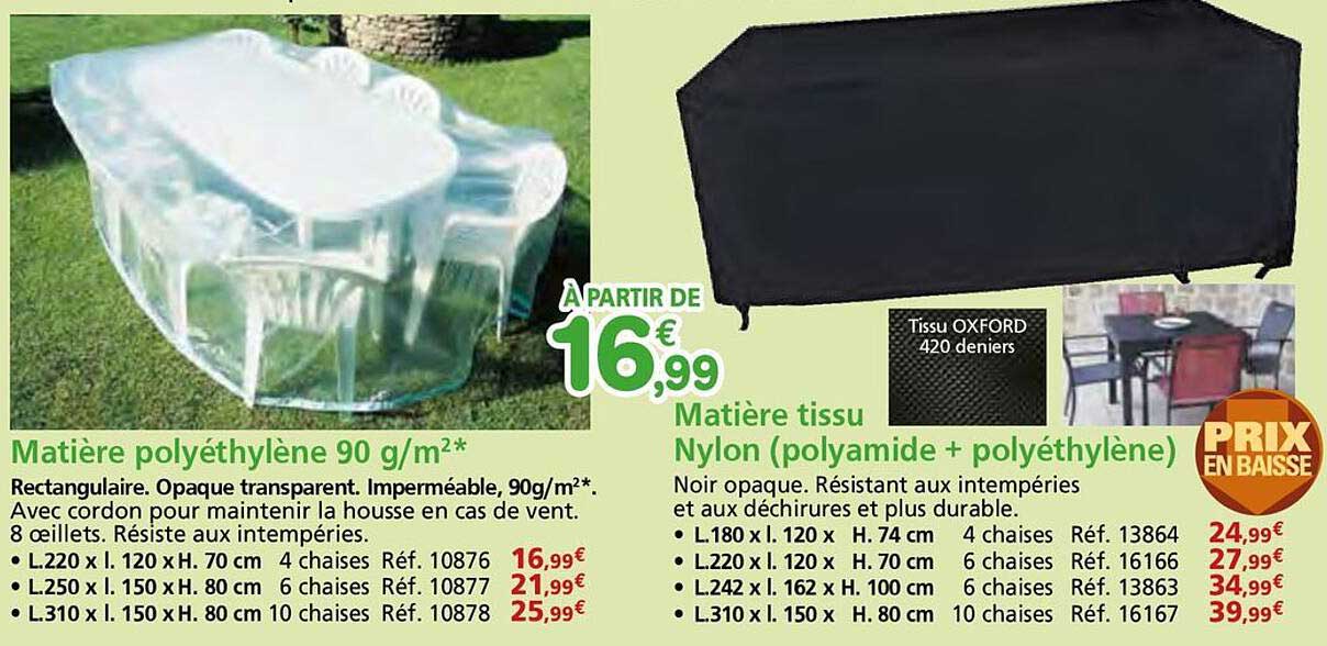 Housse de table en polyester