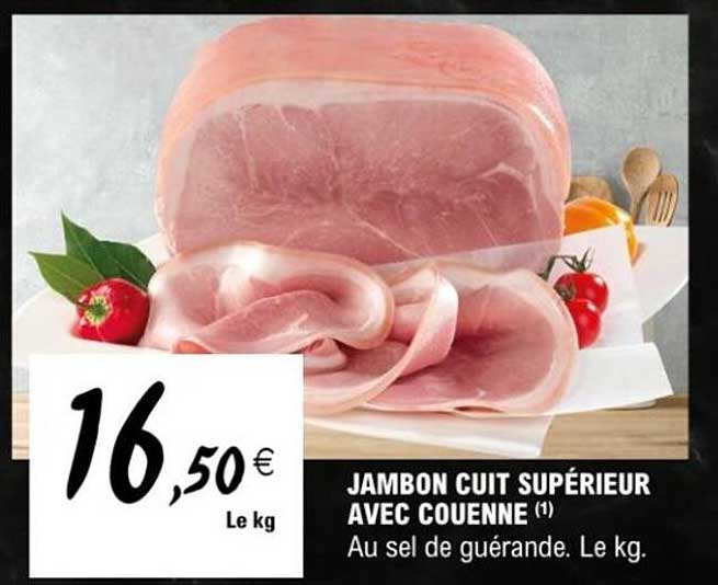 JAMBON CUIT SUPÉRIEUR AVEC COUENNE (1)