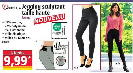 Jegging sculptant taille haute
