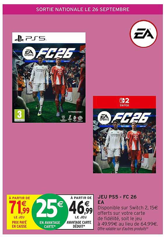 JEU PS5 - FC 26 EA