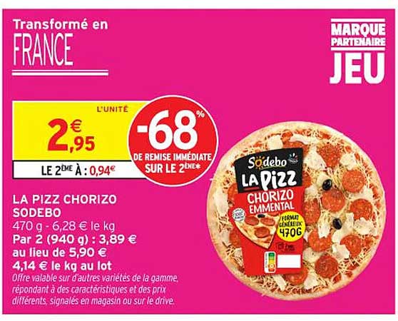 LA PIZZ CHORIZO SODEBO