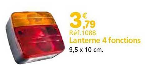 Lanterne 4 fonctions