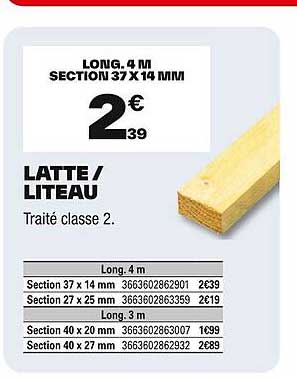 LATTE / LITEAU