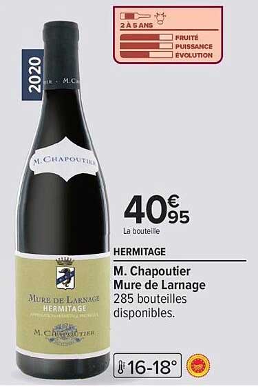 M. Chapoutier Mure de Larnage Hermitage