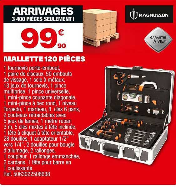 MALLETTE 120 PIÈCES