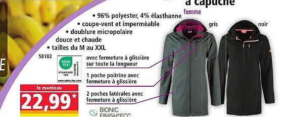 Manteau à capuche femme