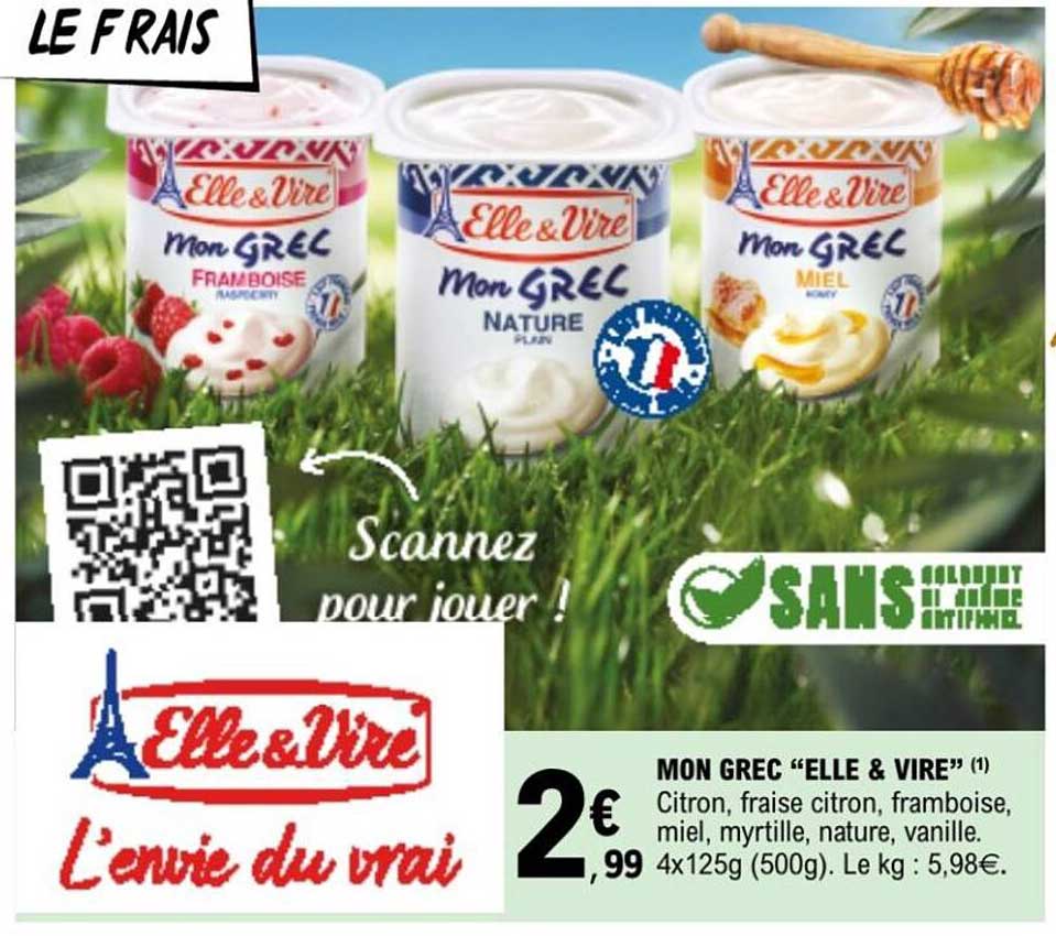 MON GREC "ELLE & VIRE"