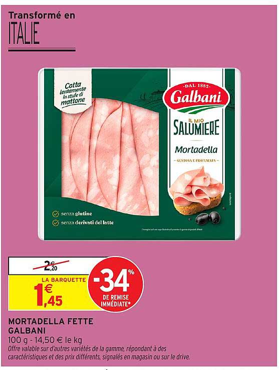 MORTADELLA FETTE GALBANI