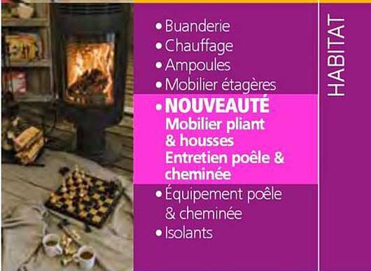 NOUVEAUTÉ Mobilier pliant & housses