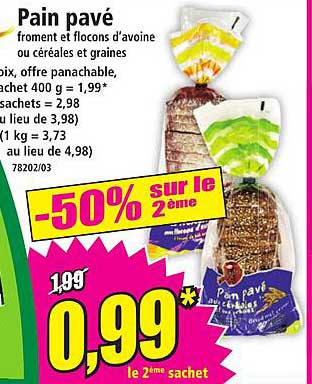Pain pavé