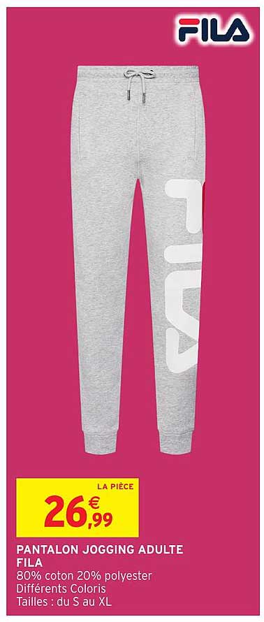PANTALON JOGGING ADULTE FILA