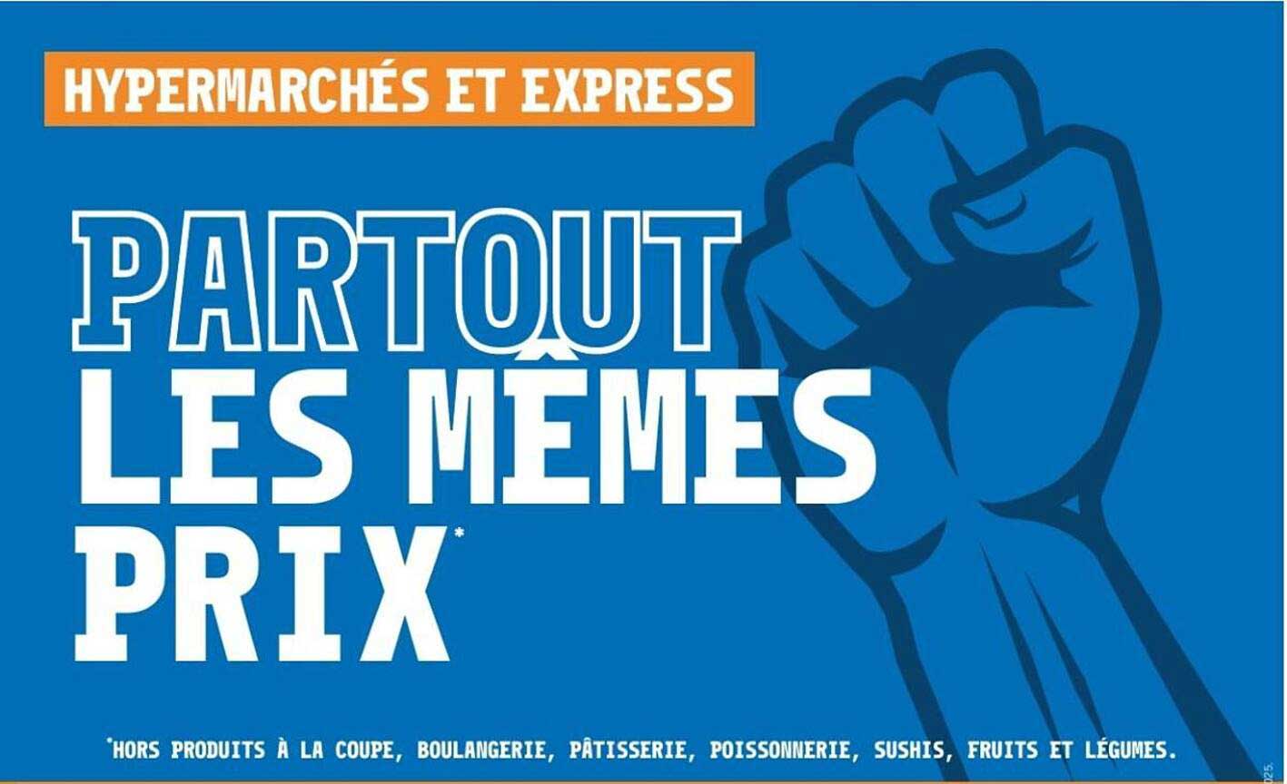 PARTOUT LES MÊMES PRIX