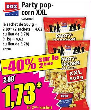 Party popcorn XXL caramel