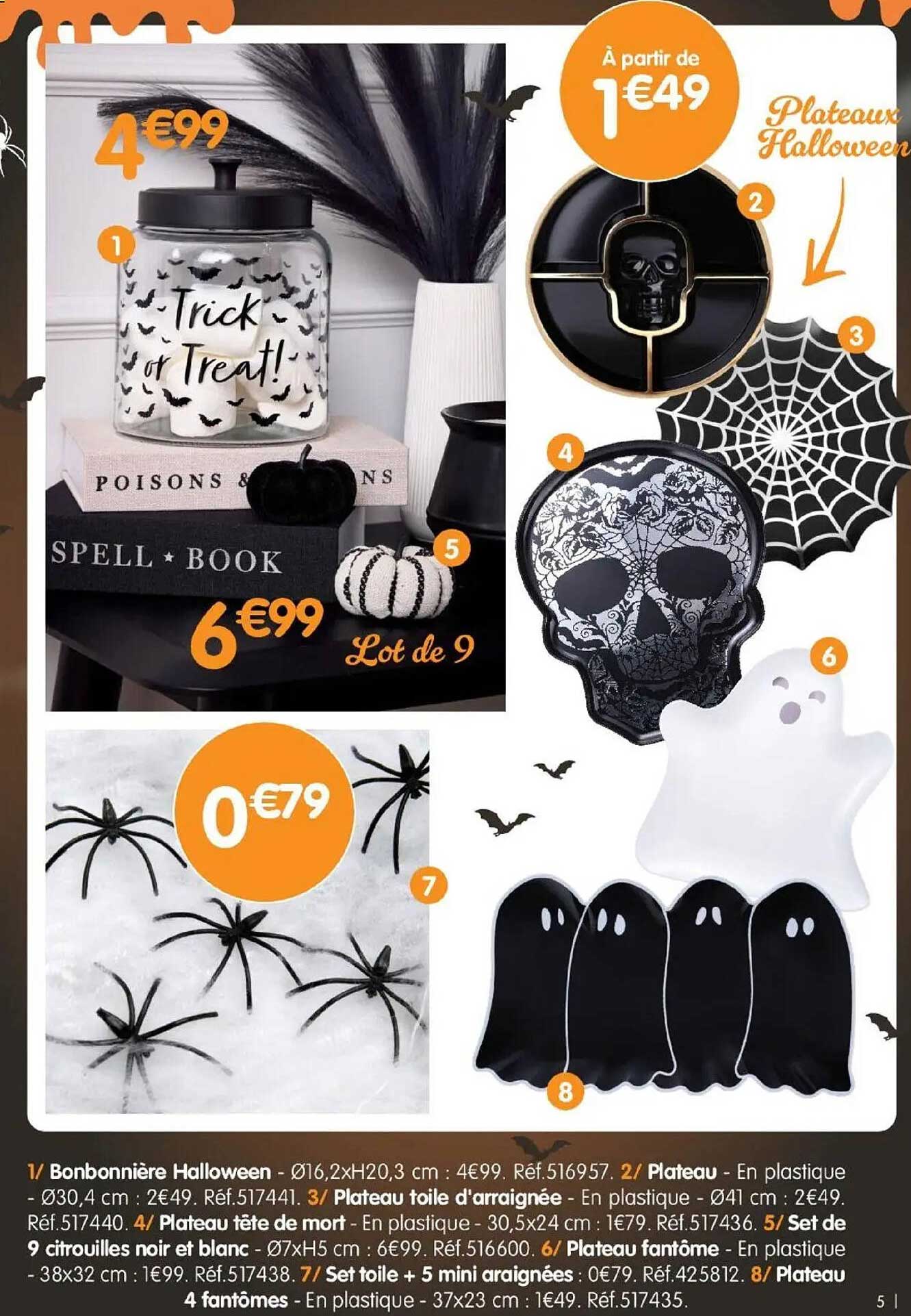 Plateaux Halloween