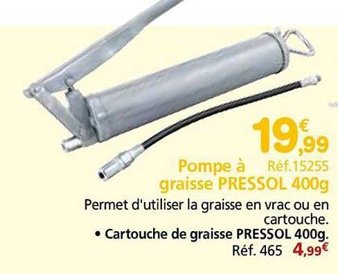 Pompe à graisse PRESSOL 400g