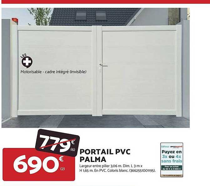 PORTAIL PVC PALMA