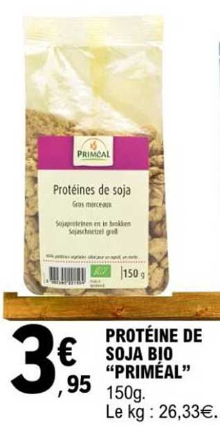 PROTÉINE DE SOJA BIO “PRIMÉAL”