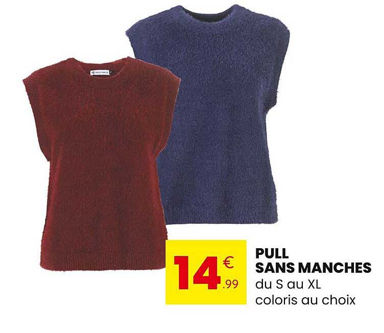 PULL SANS MANCHES