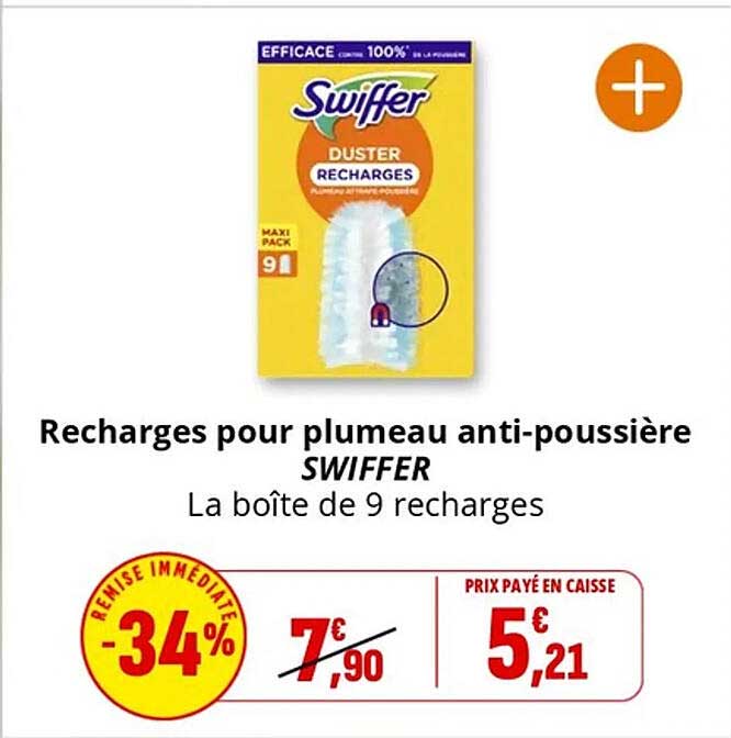 Recharge pour plumeau anti-poussière SWIFFER