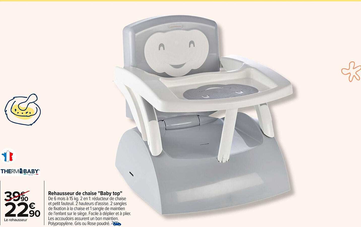 Rehausseur de chaise "Baby top"