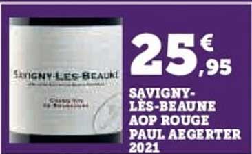 SAVIGNY-LES-BEAUNE AOP ROUGE PAUL AEGERT 2021