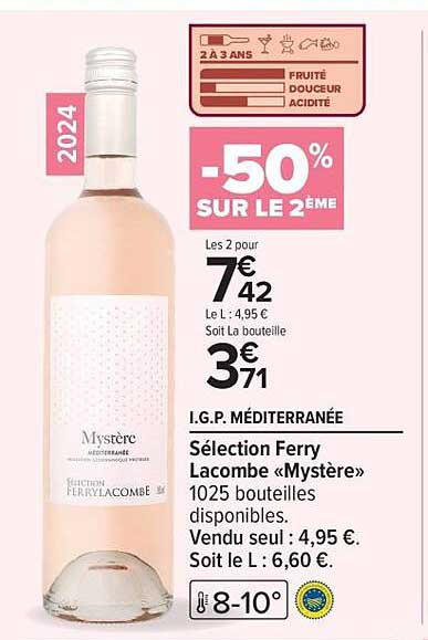 Sélection Ferry Lacombe «Mystère»