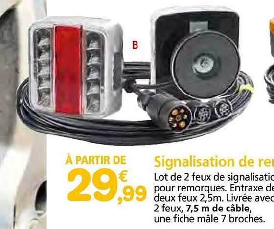 Signalisation de remorque