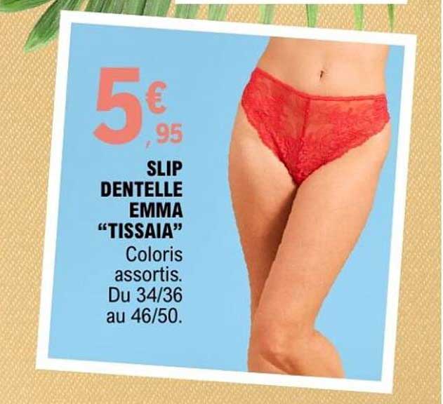 SLIP DENTELLE EMMA "TISSAIA"