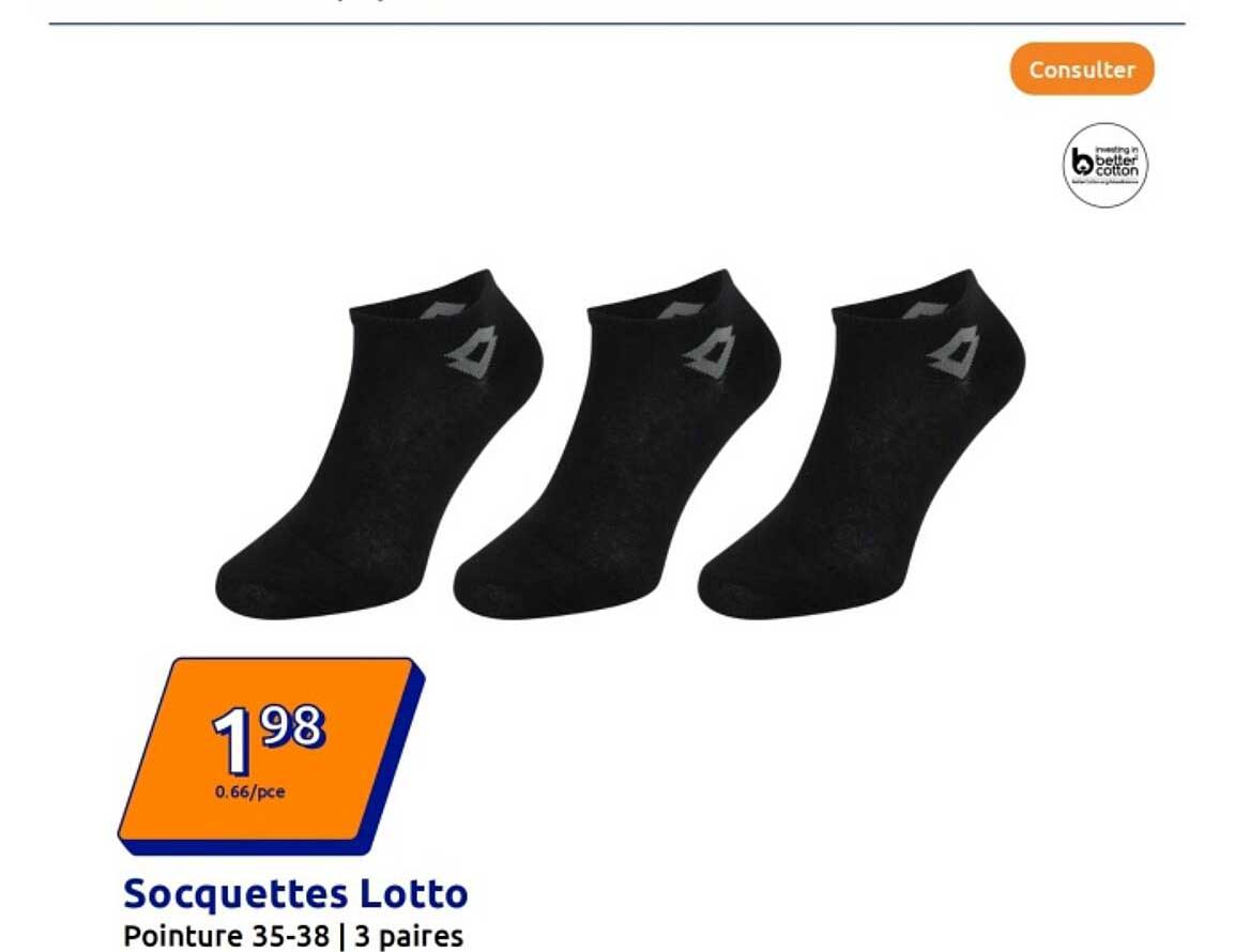 Socquettes Lotto