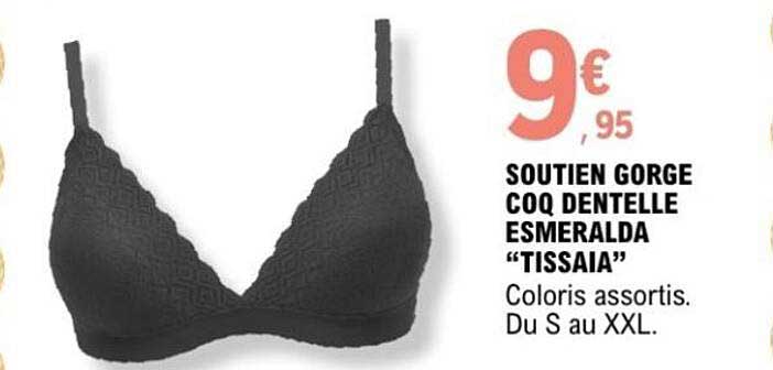 SOUTIEN GORGE COQ DENTELLE ESMERALDA "TISSAIA"