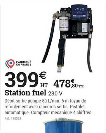 Station fuel 230 V