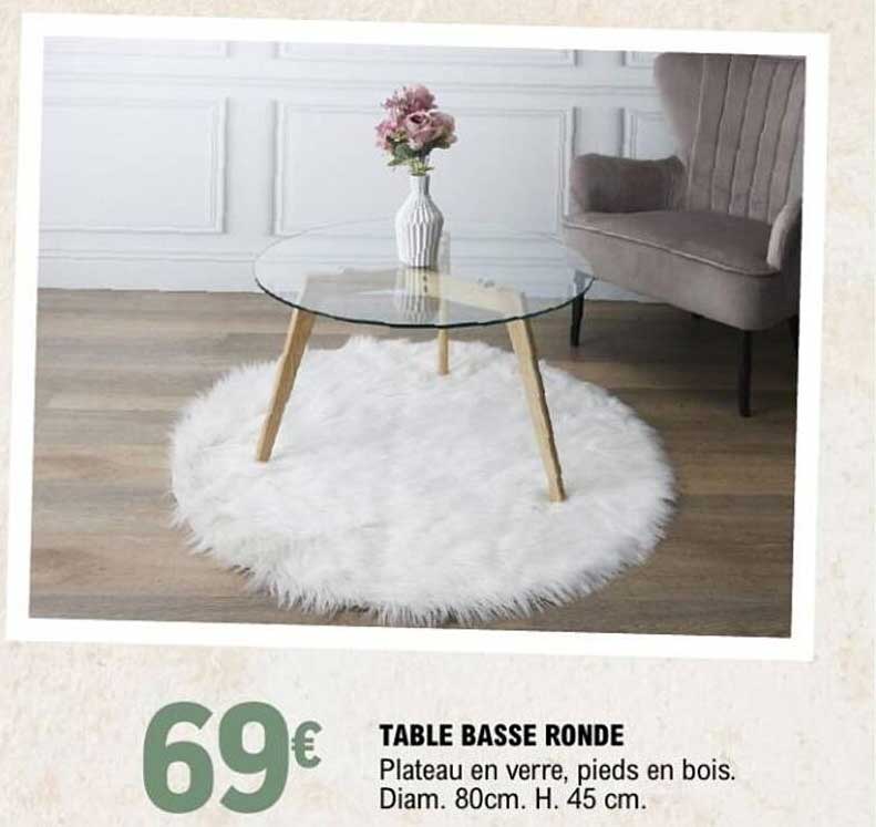 TABLE BASSE RONDE