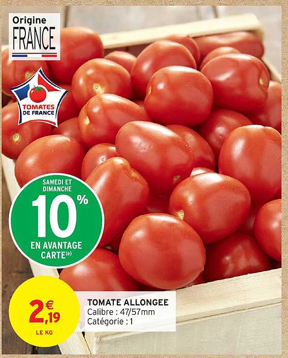 TOMATE ALLONGEE