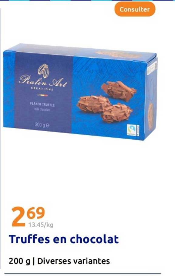 Truffes en chocolat