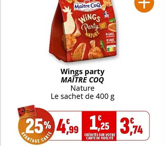 Wings party MAÎTRE COQ