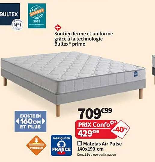 10 Matelas Air Pulse 140x190 cm