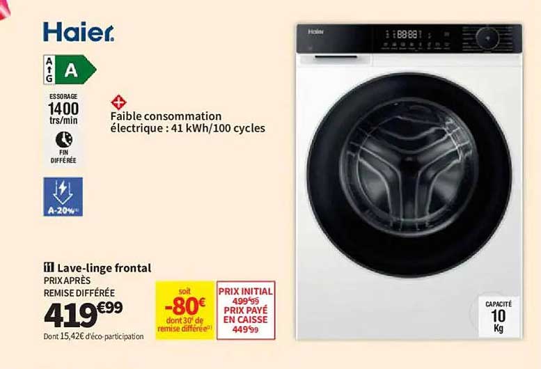 11 Lave-linge frontal