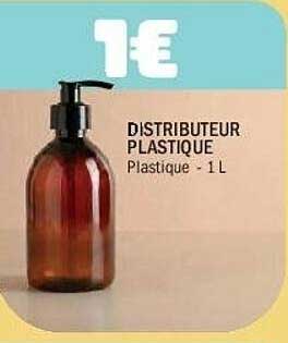 1€ DISTRIBUTEUR PLASTIQUE Plastique - 1 L