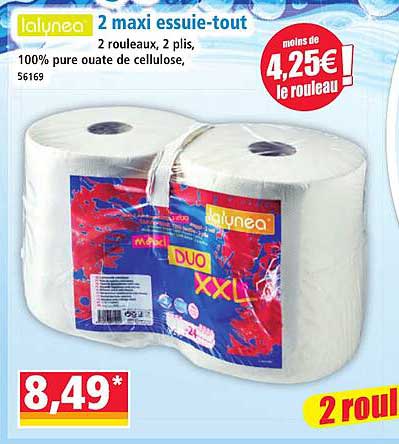 2 maxi essuie-tout