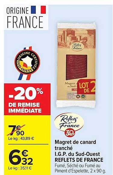 -20% DE REMISE IMMÉDIATE