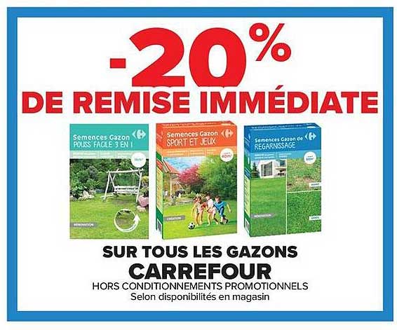 -20% DE REMISE IMMÉDIATE
