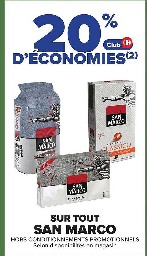 20% d’ÉCONOMIES(2) Club